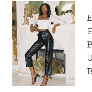 Princess polly leather pants